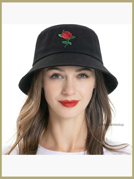 Cotton Bucket Hat Packable Sun Cap for Beach Travel main image 7